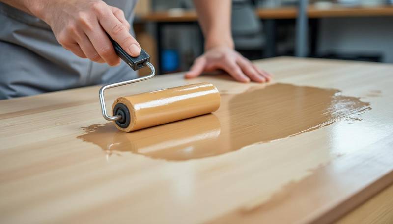 Les outils recommandés pour appliquer un vernis acrylique monocomposant